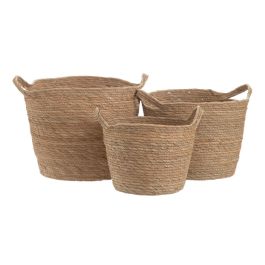 Juego de Cestos Natural Junco 33 x 33 x 38 cm (3 Piezas) Precio: 57.4749994918. SKU: B1ACE5RGRG