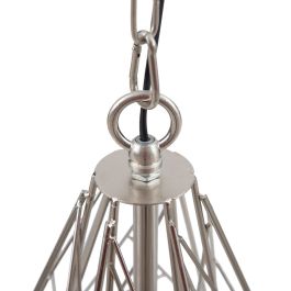 Lámpara de Techo Metal Plata 35 x 35 x 45 cm