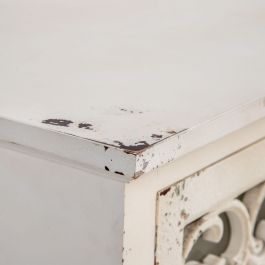 Aparador SHABBY CHIC 152 x 40 x 91 cm Blanco Madera de abeto Madera MDF Aparador SHABBY CHIC 152 x 40 x 91 cm Blanco Madera de abeto Madera MDF