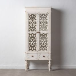 Vitrina SHABBY CHIC 71 x 38 x 171 cm Madera de abeto Madera MDF Vitrina SHABBY CHIC 71 x 38 x 171 cm Madera de abeto Madera MDF