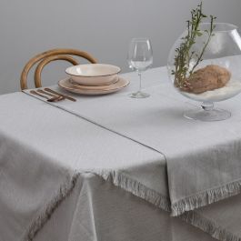 Mantel Gris Beige Poliéster 100 % algodón 150 x 200 cm Mantel Gris Beige Poliéster 100 % algodón 150 x 200 cm