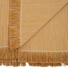 Mantel Beige Poliéster 100 % algodón Mostaza 150 x 200 cm