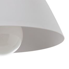 Lámpara de Techo Metal Blanco Ø 13 cm 36 x 36 x 38 cm