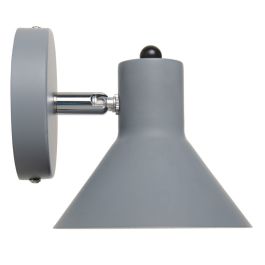 Lámpara de Pared 13 x 15,5 x 14 cm Gris Metal