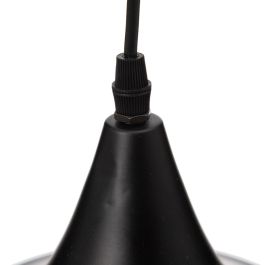 Lámpara de Techo 36 x 36 x 130 cm Negro Dorado Metal Ø 18,5 cm
