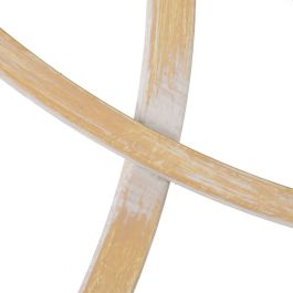 Espejo de pared 70 x 2,5 x 70 cm Natural Metal Blanco Espejo de pared 70 x 2,5 x 70 cm Natural Metal Blanco