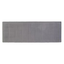 Cabecero de Cama 180 x 7 x 64 cm Tejido Sintético Gris Cabecero de Cama 180 x 7 x 64 cm Tejido Sintético Gris