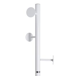Perchero de Pie 37 x 37 x 174 cm Metal Blanco Perchero de Pie 37 x 37 x 174 cm Metal Blanco