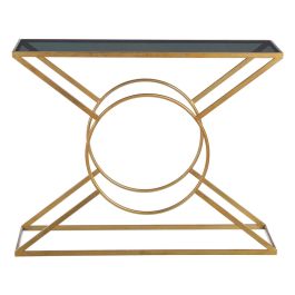Recibidor 100 x 32 x 78,5 cm Cristal Dorado Metal