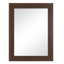 Espejo de pared 64 x 1,5 x 86 cm Marrón DMF