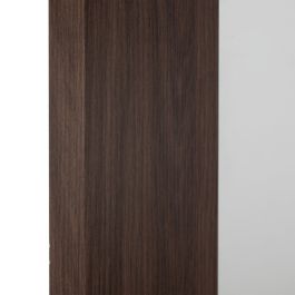 Espejo de pared 98 x 2,8 x 178 cm Marrón DMF