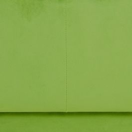 Puff Tejido Sintético Madera Verde 60 x 60 x 40 cm