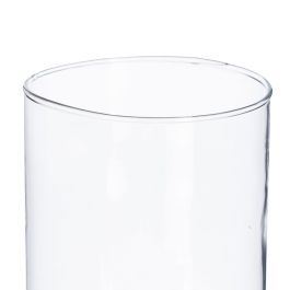 Jarrón Cristal Transparente 12 x 12 x 30 cm