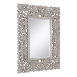 Espejo de pared Blanco Cristal 98 x 3 x 124 cm