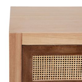 Cajonera SASHA 75 x 30 x 75 cm Natural Madera Crema Ratán