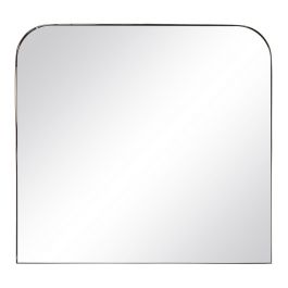 Espejo de pared Negro Metal Cristal 75 x 2 x 70 cm