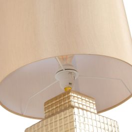 Lámpara de mesa Dorado Algodón Cerámica 60 W 220 V 240 V 220-240 V 36 x 36 x 46 cm