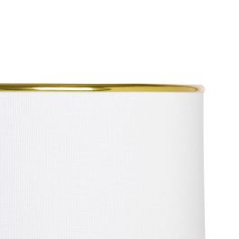 Lámpara de mesa Blanco Dorado Cerámica 60 W 220-240 V 32 x 32 x 45 cm