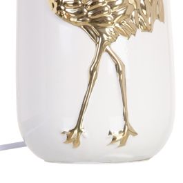 Lámpara de mesa Blanco Dorado Algodón Cerámica 60 W 220 V 240 V 220-240 V 32 x 32 x 43 cm