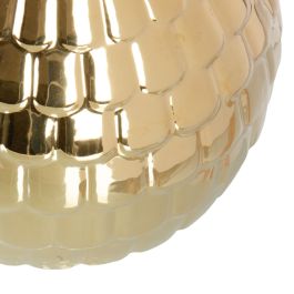 Lámpara de mesa Blanco Dorado Lino Cerámica 60 W 220 V 240 V 220-240 V 34 x 34 x 51 cm