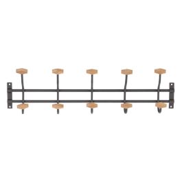 Perchero de Pared 60 x 8,5 x 17,5 cm Metal Perchero de Pared 60 x 8,5 x 17,5 cm Metal