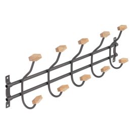 Perchero de Pared 60 x 8,5 x 17,5 cm Metal Perchero de Pared 60 x 8,5 x 17,5 cm Metal