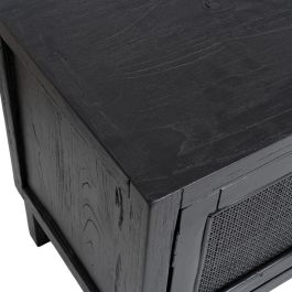 Mueble de TV SHADOW Negro madera de mindi 150 x 40 x 55 cm