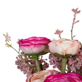 Flores Decorativas Rosa 20 x 20 x 50 cm