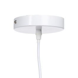 Lámpara de Techo Metal Blanco 28 x 28 cm