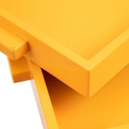 Bandeja 45 x 33 x 4,5 cm Amarillo DMF (2 Unidades) Bandeja 45 x 33 x 4,5 cm Amarillo DMF (2 Unidades)