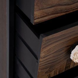 Cajonera BROWNIE Marrón oscuro Madera de abeto 80 x 35 x 80 cm Madera MDF