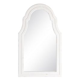 Espejo de pared 63 x 3 x 110 cm Blanco Madera de abeto