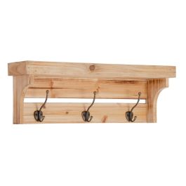 Perchero de Pared 62 x 15 x 21 cm Madera de abeto Perchero de Pared 62 x 15 x 21 cm Madera de abeto