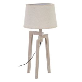 Lámpara de mesa Blanco Lino Madera 60 W 220 V 240 V 220-240 V 30 x 30 x 66 cm Precio: 39.69000013. SKU: S8801444