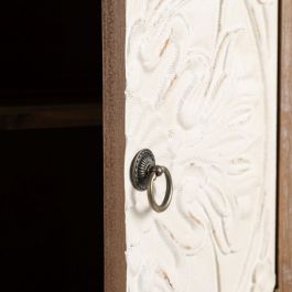 Armario SHABBY CHIC 64 x 37 x 86 cm Natural Madera Blanco Armario SHABBY CHIC 64 x 37 x 86 cm Natural Madera Blanco