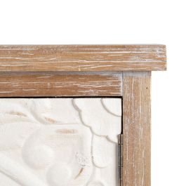 Armario SHABBY CHIC 64 x 37 x 86 cm Natural Madera Blanco Armario SHABBY CHIC 64 x 37 x 86 cm Natural Madera Blanco