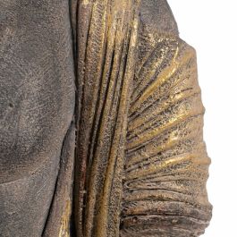 Escultura Marrón Dorado Resina Óxido de magnesio 38 x 22 x 76 cm