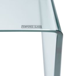 Mesa auxiliar Transparente Cristal Templado 63 x 50 x 48 cm