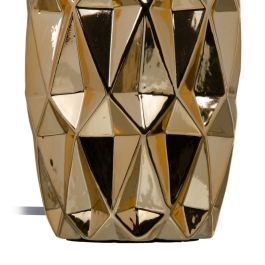 Lámpara de mesa Dorado Champagne Cerámica 60 W 220 V 240 V 220-240 V 27 x 27 x 48 cm