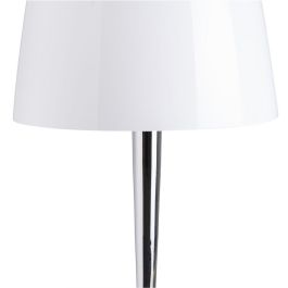 Lámpara de mesa Blanco Plateado Metal Cristal Hierro Hierro/Cristal 60 W 220 V 240 V 220 -240 V 28 x 28 x 56 cm