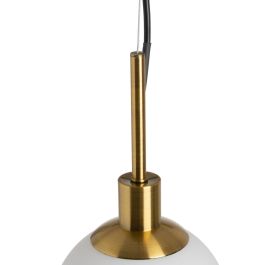 Lámpara de Techo 15 x 15 x 128 cm Cristal Dorado