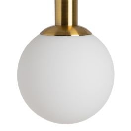 Lámpara de Techo 15 x 15 x 128 cm Cristal Dorado