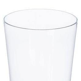 Jarrón Transparente Cristal 12,5 x 8 x 25 cm