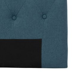 Cabecero de Cama 162 x 10 x 120 cm Azul Madera Cabecero de Cama 162 x 10 x 120 cm Azul Madera