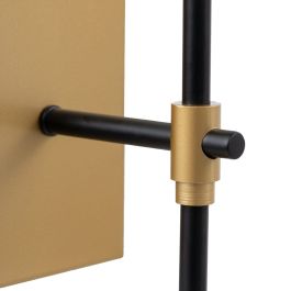 Lámpara de Pared 12 x 15 x 36 cm Negro Dorado Metal Clásico Lámpara de Pared 12 x 15 x 36 cm Negro Dorado Metal Clásico