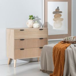 Cajonera COFFEE 80 x 40 x 77 cm Madera Café DMF Cajonera COFFEE 80 x 40 x 77 cm Madera Café DMF
