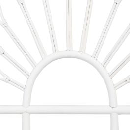 Cabecero de Cama 100 x 3 x 125 cm Blanco Ratán Cabecero de Cama 100 x 3 x 125 cm Blanco Ratán