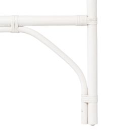 Cabecero de Cama 100 x 3 x 125 cm Blanco Ratán Cabecero de Cama 100 x 3 x 125 cm Blanco Ratán