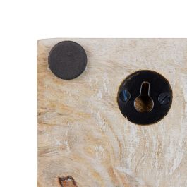 Perchero de Pared 38,5 x 7 x 15 cm Metal Madera