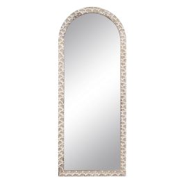 Espejo de pared 61 x 2 x 152 cm Madera Blanco